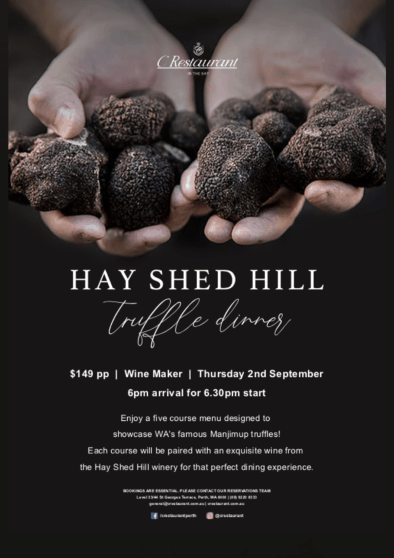 Hay Shed Hill Truffle Dinner